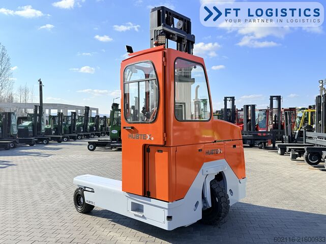 4-way forklift Hubtex DQ45G DUPLEX 5000 FORK-POSITIONER CABIN