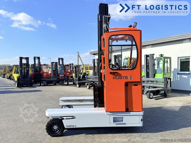 4-way forklift Hubtex DQ45G DUPLEX 5000 FORK-POSITIONER CABIN
