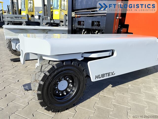 4-way forklift Hubtex DQ45G DUPLEX 5000 FORK-POSITIONER CABIN