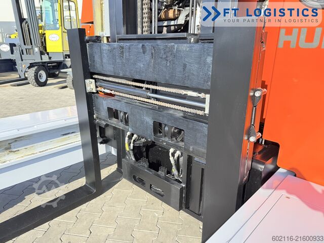 4-way forklift Hubtex DQ45G DUPLEX 5000 FORK-POSITIONER CABIN