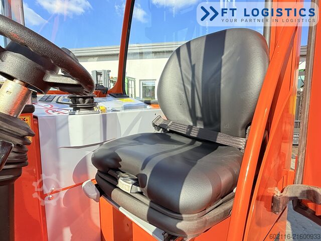 4-way forklift Hubtex DQ45G DUPLEX 5000 FORK-POSITIONER CABIN