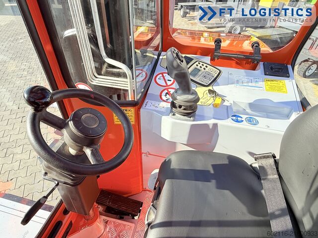 4-way forklift Hubtex DQ45G DUPLEX 5000 FORK-POSITIONER CABIN