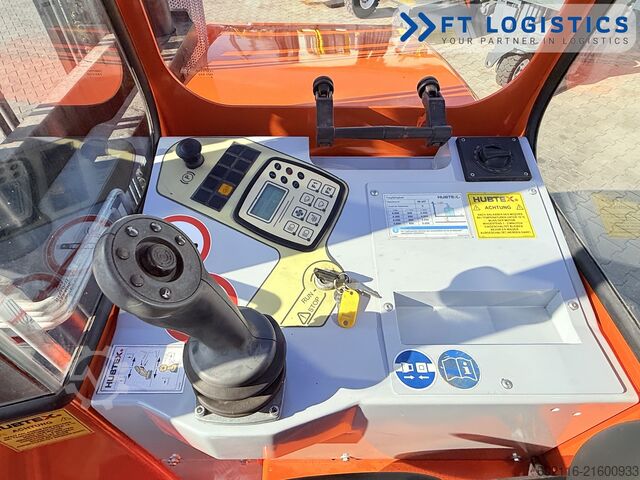 4-way forklift Hubtex DQ45G DUPLEX 5000 FORK-POSITIONER CABIN