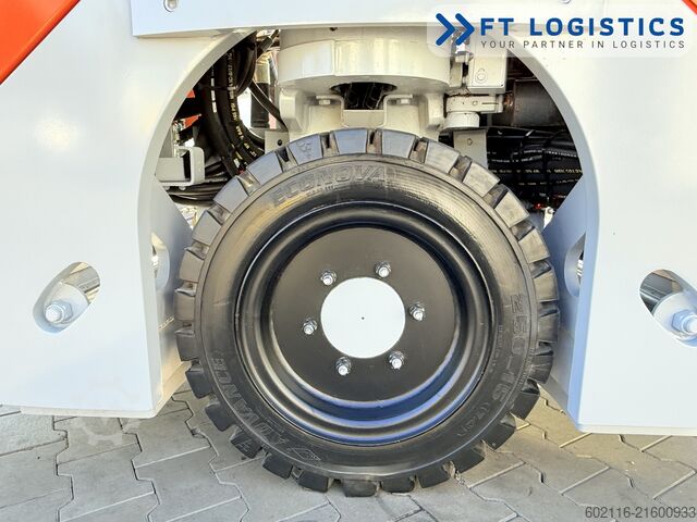 4-way forklift Hubtex DQ45G DUPLEX 5000 FORK-POSITIONER CABIN