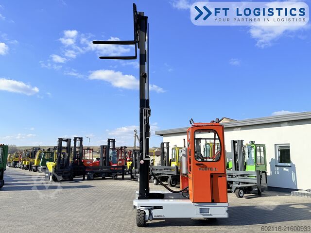4-way forklift Hubtex DQ45G DUPLEX 5000 FORK-POSITIONER CABIN