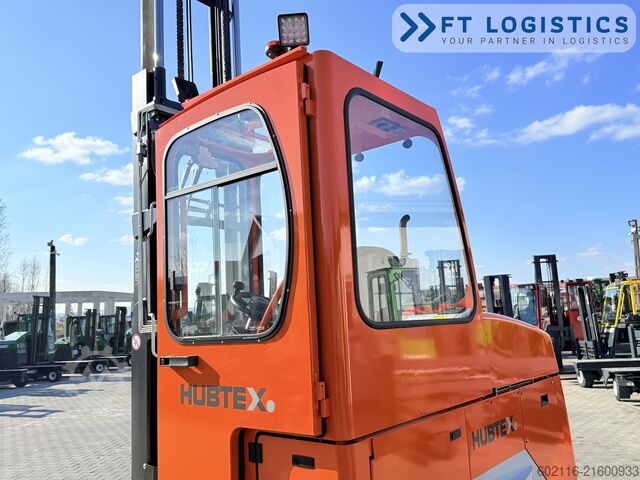 4-way forklift Hubtex DQ45G DUPLEX 5000 FORK-POSITIONER CABIN
