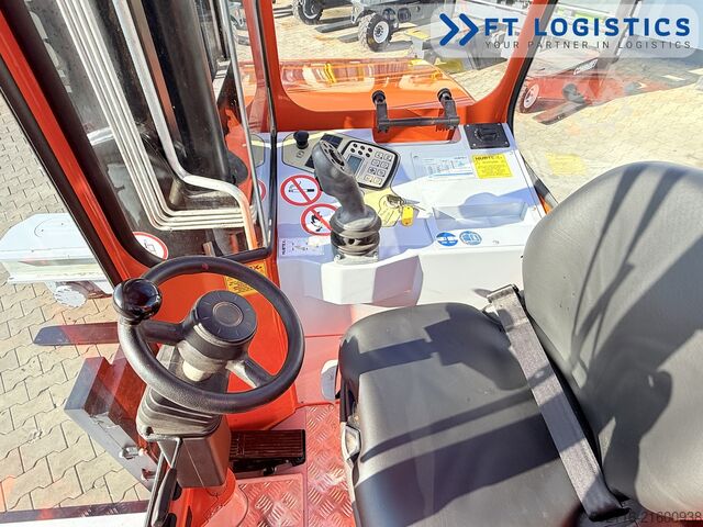 4-way forklift Hubtex DQ45G DUPLEX 5000 FORK-POSITIONER CABIN