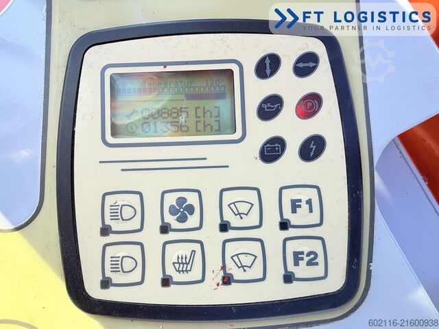 4-way forklift Hubtex DQ45G DUPLEX 5000 FORK-POSITIONER CABIN