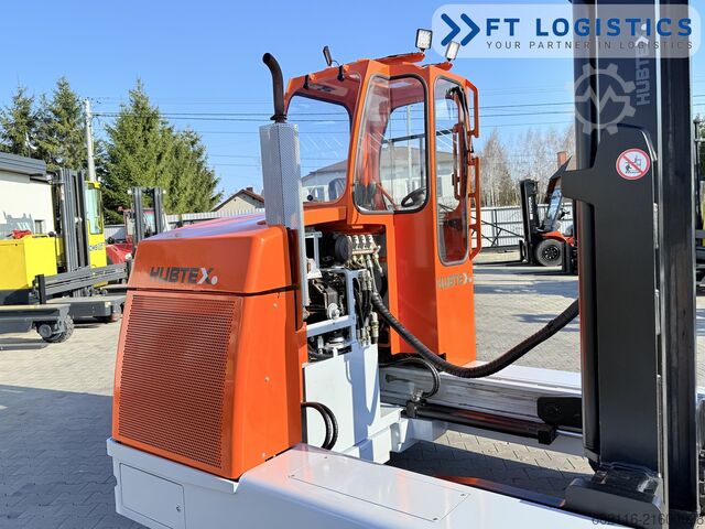 4-way forklift Hubtex DQ45G DUPLEX 5000 FORK-POSITIONER CABIN