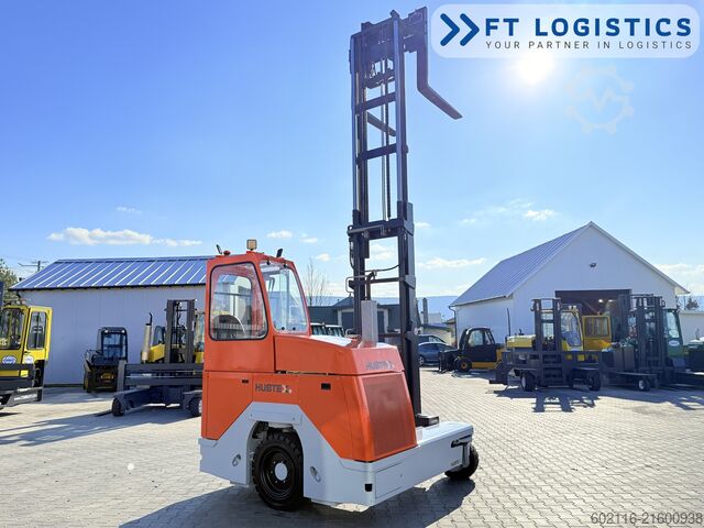4-way forklift Hubtex DQ45G DUPLEX 5000 FORK-POSITIONER CABIN