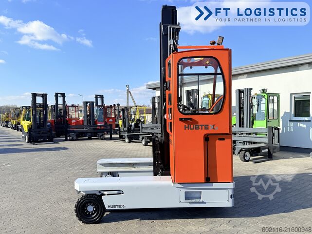 4-way forklift Hubtex DQ45G DUPLEX 5000 FORK-POSITIONER CABIN