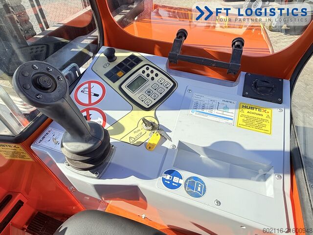 4-way forklift Hubtex DQ45G DUPLEX 5000 FORK-POSITIONER CABIN