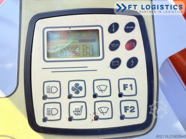 4-way forklift Hubtex DQ45G DUPLEX 5000 FORK-POSITIONER CABIN