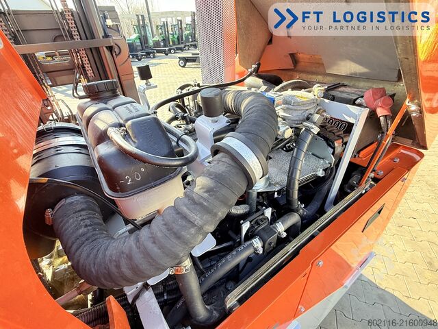 4-way forklift Hubtex DQ45G DUPLEX 5000 FORK-POSITIONER CABIN