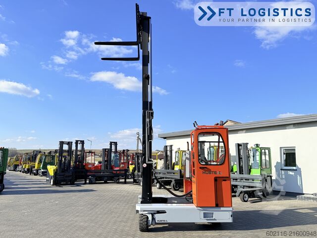 4-way forklift Hubtex DQ45G DUPLEX 5000 FORK-POSITIONER CABIN
