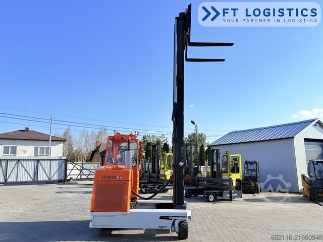 4-way forklift Hubtex DQ45G DUPLEX 5000 FORK-POSITIONER CABIN
