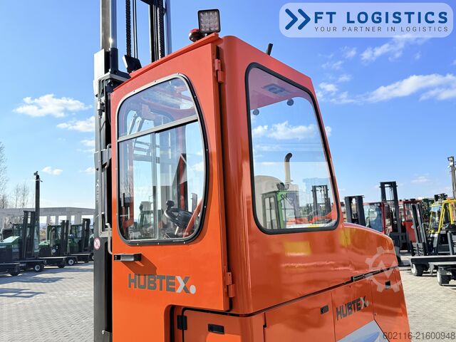 4-way forklift Hubtex DQ45G DUPLEX 5000 FORK-POSITIONER CABIN