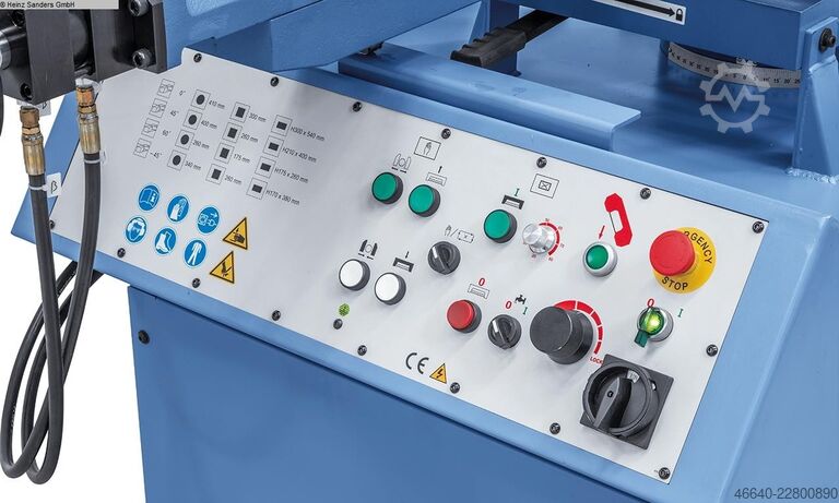Bandsäge BERNARDO - Halbautomat MBS 600 DGA-V / 400 V