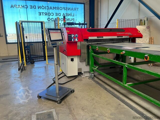 Sheet metal cutting and slitting line Krasser / Spółka Stolarczyk Centurio SCS-1250 + Debanadora 10 Tn