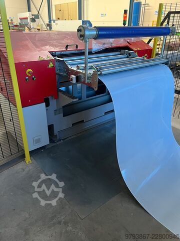Sheet metal cutting and slitting line Krasser / Spółka Stolarczyk Centurio SCS-1250 + Debanadora 10 Tn