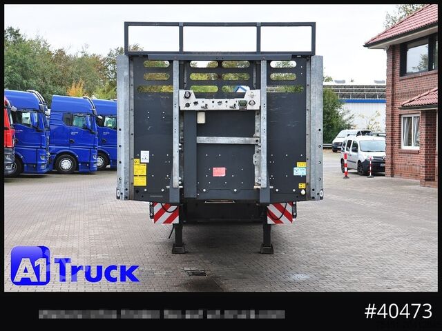 Plattform Auflieger FAYMONVILLE F-S43-1AAF Telemax,3 zwangs gelenkt, Lenkachse