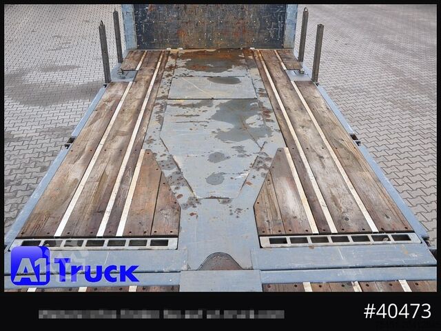 Plattform Auflieger FAYMONVILLE F-S43-1AAF Telemax,3 zwangs gelenkt, Lenkachse