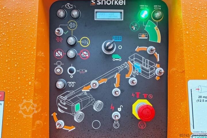Teleskopbühne Snorkel 660SJ Valid Inspection, *Guarantee! CE, Diesel, 4x