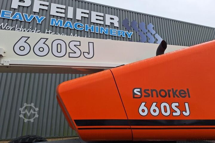 Teleskopbühne Snorkel 660SJ Valid Inspection, *Guarantee! CE, Diesel, 4x
