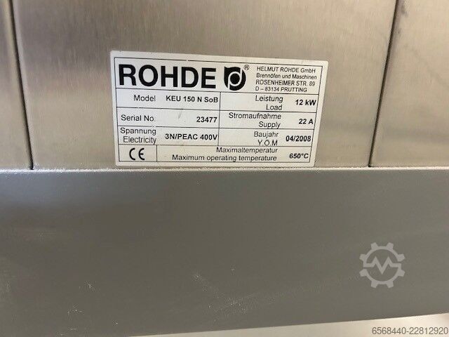 Chamber furnace Rohde Elektro Kammerofen KEU 150 N SoB