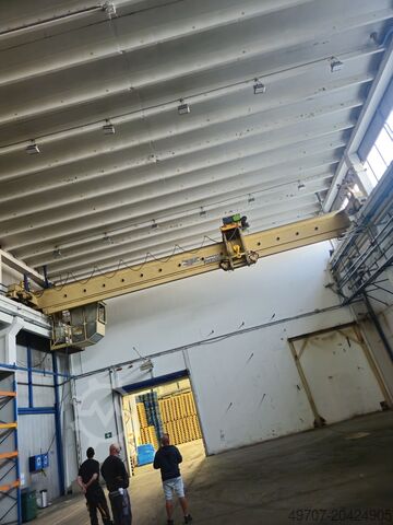 Brückenkran h.höhe:10m Span:16,3m STAHL  "Komép" bau 12.5t, lift:10m, span:16.3m