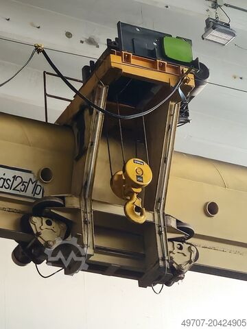 Brückenkran h.höhe:10m Span:16,3m STAHL  "Komép" bau 12.5t, lift:10m, span:16.3m