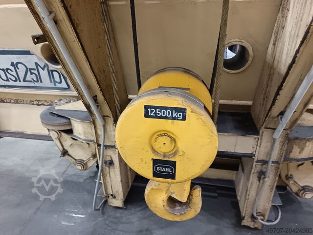 Brückenkran h.höhe:10m Span:16,3m STAHL STAHL  ÉPGÉP 12.5t, lift:10m, span:16.3m