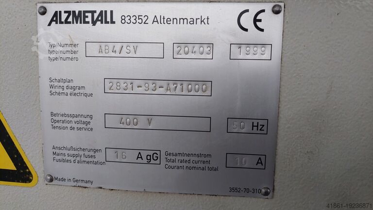 Hochl. Säulenbohrmaschine ALZMETALL AB 4 SV