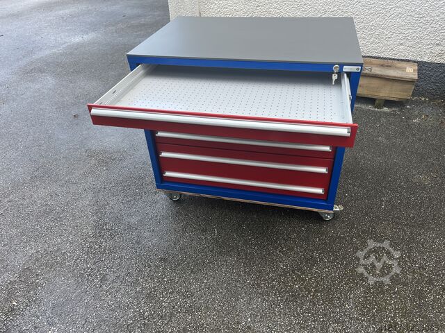 Werkzeugschrank rollbar mit 6 Schubladen Hahn+Kolb