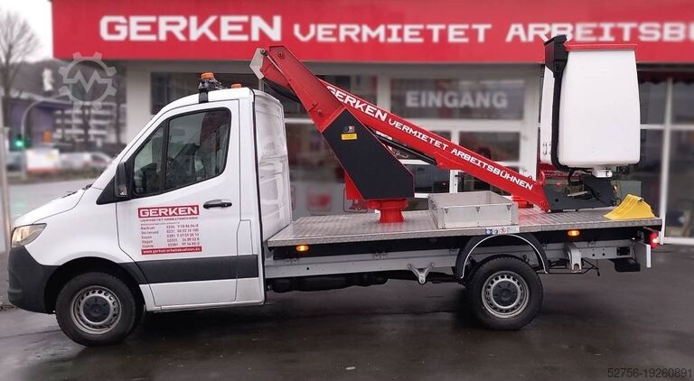 Truck aerial platform France Elevateur Topy 10.2