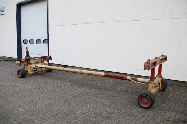 Heavy-duty transport vehicle 11 tons unbekannt Trägerabstand 5860 mm  Höhe 850 bis 1255 mm