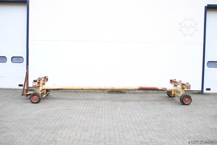 Heavy-duty transport vehicle 11 tons unbekannt Trägerabstand 5860 mm  Höhe 850 bis 1255 mm