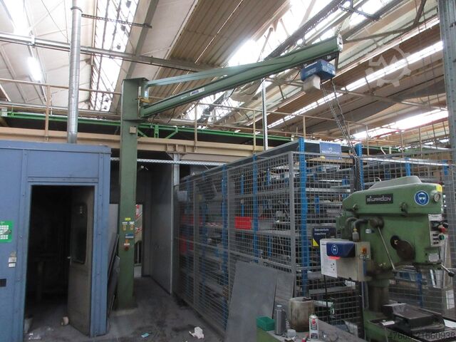 Saeulenschwenkkran Schwenkkran Kettenzug Abus LS Kran Drehkran Hallenkran 1000KG Abus Kettenzug L 4m NL 1,0t H4,3m