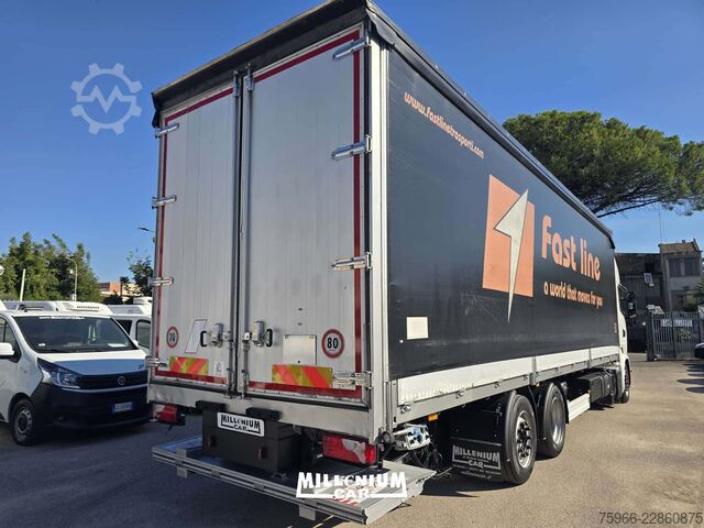 LKW mit Pritsche & Plane SCANIA SCANIA R450 CENTINATO 9,60 SPONDA 2017 E