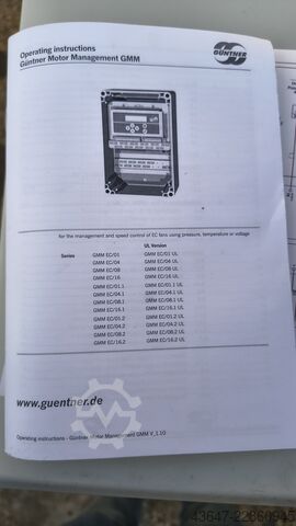 Chiller condenser,Gas Cooler,Air Cooler Güntner GCVC RD 080.2/12-51-4252820M