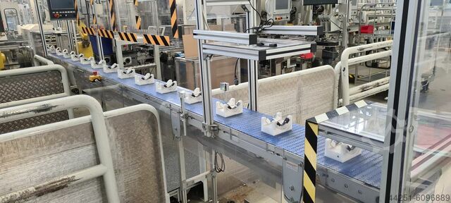Aluminium flat conveyor belt 7.3m x 0.3m Geppert Band AM-F