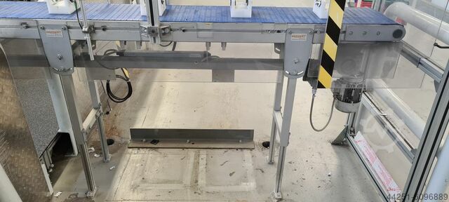 Aluminium flat conveyor belt 7.3m x 0.3m Geppert Band AM-F