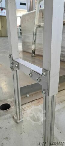 Aluminium flat conveyor belt 7.3m x 0.3m Geppert Band AM-F