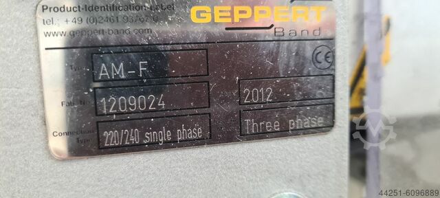 Aluminium flat conveyor belt 7.3m x 0.3m Geppert Band AM-F