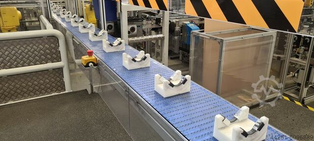 Aluminium flat conveyor belt 7.3m x 0.3m Geppert Band AM-F