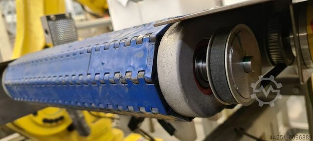 Aluminium flat conveyor belt 7.3m x 0.3m Geppert Band AM-F