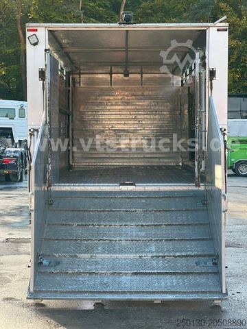 Cattle truck DAF LF 280 4x2 Köstner 1.Stock Aufbau
