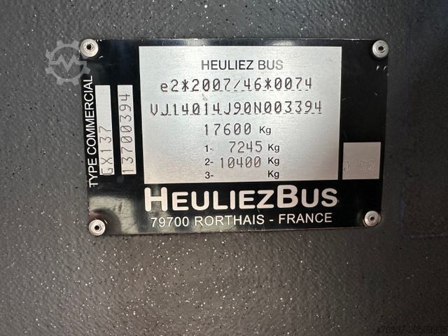 Stadtbus IVECO Heuliez GX 137 / EURO 6 / Klima / Midi Mini