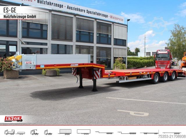 Tieflader-Sattelauflieger FAYMONVILLE MAX Trailer MAX100 Semi-Tieflader