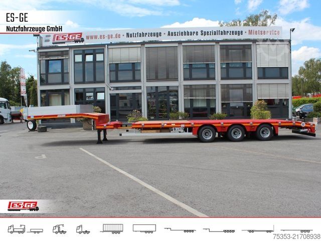 Tieflader-Sattelauflieger FAYMONVILLE MAX Trailer MAX100 Semi-Tieflader